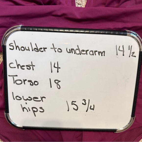 ADORE ME Modern, Elegant One Piece Magenta Swimsuit size Large - Picture 4 of 8